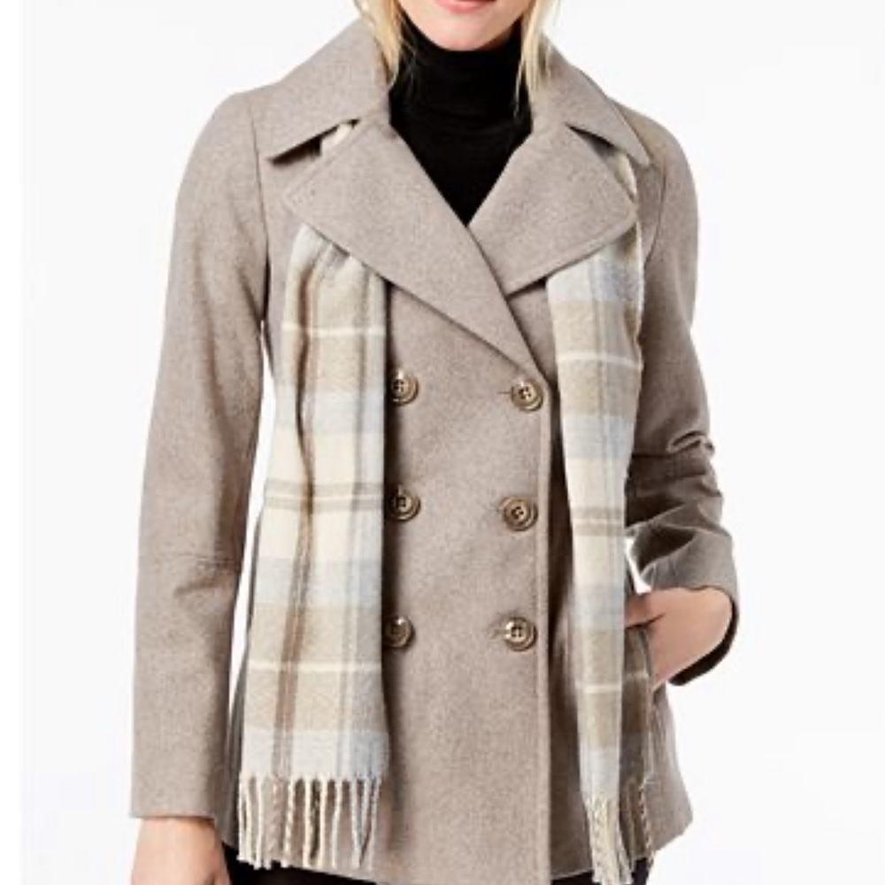 Taupe Pea coat